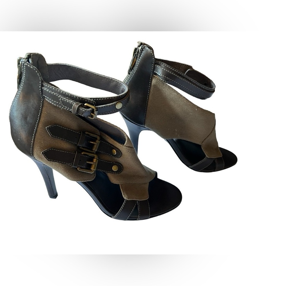 Ash Black and Tan Women's Heels